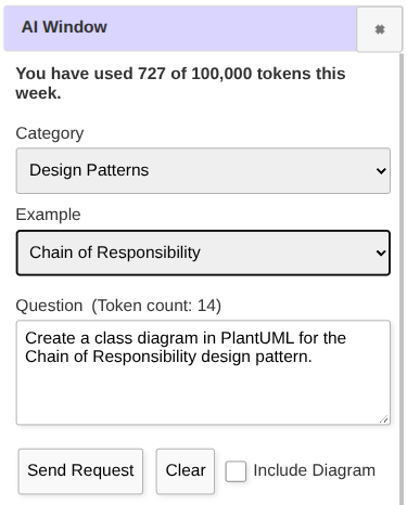 PlantText mobile AI window